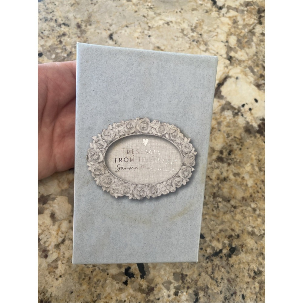 Sandra Magsamen Messages From The Heart Necklace Womens OS Gold Pearl Je T'aime - Picture 6 of 6